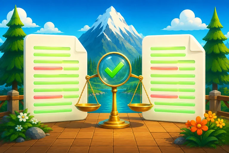 Compare messages